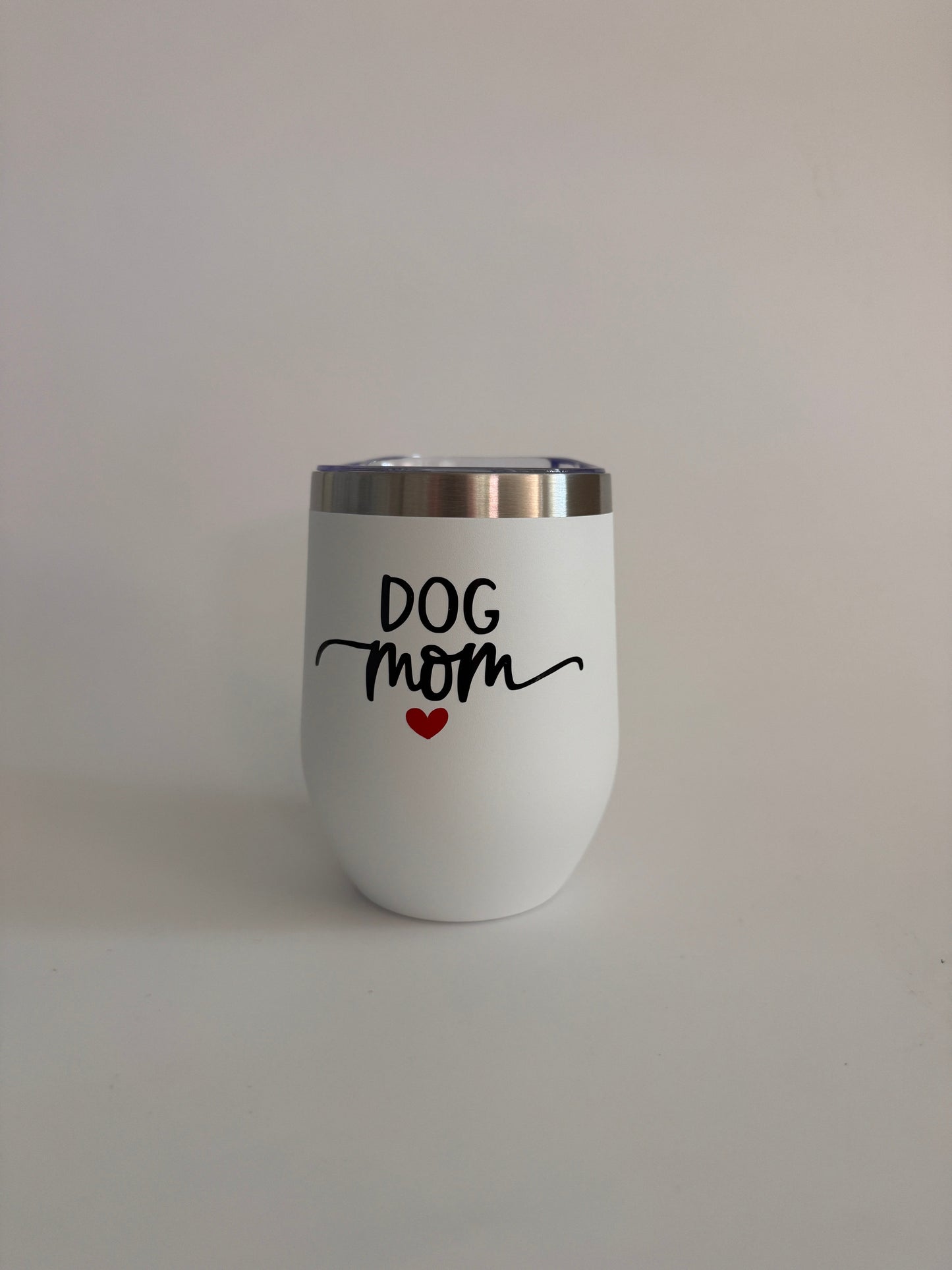 Dog Mom Stainless Steel Tumbler | 12 oz Insulated Dog Lover Gift