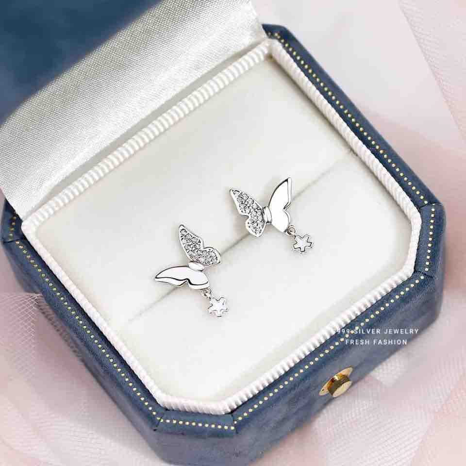 Sterling Silver Butterfly Earrings